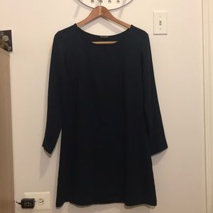 American Apparel Navy Long Sleeve Dress